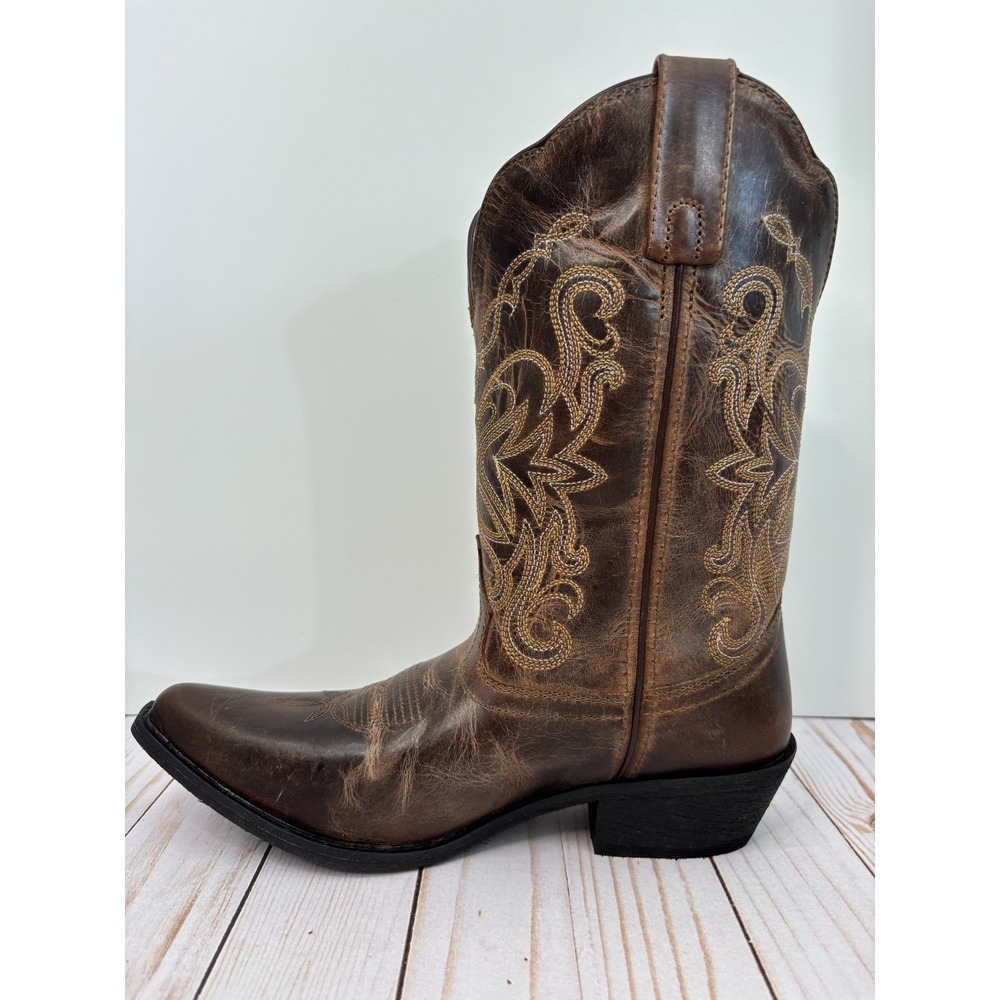 Smoky Mountain Women's NWOT Boots Brown Madison Western Size 8 - Picture 9 of 16